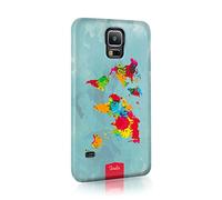 Tirita Hard Phone Case Cover Compatible with Samsung Galaxy S20 World Travel Map Earth Continents