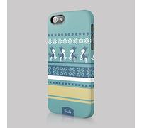 Tirita Hard Plastic Phone Case Cover Trendy Fashion Cute Design Fair Isle Pattern Winter Compatible with iPhone 7/8 / SE 2020 / SE 2022