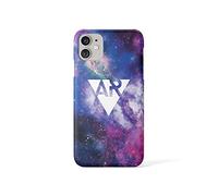 Tirita Personalised Initials Custom Hard Phone Case Compatible with iPhone 11 Deep Space Nebula Galaxy Habl Cluster Star Systems
