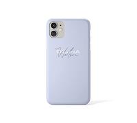 Tirita Personalised Initials Custom Hard Phone Case Compatible with iPhone 11 Shabby Dots Stripes Gold Marble Stars Animal Plaid