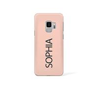 Tirita Personalised Initials Custom Hard Phone Case Compatible with Samsung Galaxy S7 Edge Hard Cover Summer Tropical Seaside Paradise Oops! Icon
