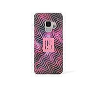 Tirita Personalised Initials Custom Hard Phone Case Compatible with Samsung Galaxy S8 Deep Space Nebula Galaxy Habl Cluster Star Systems