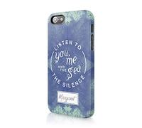 Tirita Personalised Initials Custom Hard Phone Case Cover Compatible with iPhone 12 Mini Seaside Ocean Listen to You Me Sea
