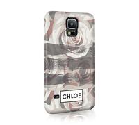 Tirita Personalised Initials Custom Hard Phone Case Cover Compatible with Samsung Galaxy S20 Alternative Rock and Roll Black Striped Roses