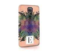 Tirita Personalised Initials Custom Hard Phone Case Cover Compatible with Samsung Galaxy S20 Plus Balmy Decorative Forest Multi Graft Tree Green