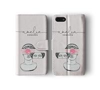 Tirita Personalised Initials Custom Wallet Leather Flip Phone Case Compatible with Samsung Galaxy S7 Edge Masterpiece Art Famous Artist Venus of Milo
