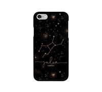 Tirita Personalised Phone Case Cover Compatible with iPhone 6 Plus & 6s Plus - Zodiac Signs Horoscopes [08 - Black and Gold Virgo]