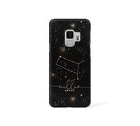 Tirita Personalised Phone Case Cover Compatible with Samsung Galaxy S7 Edge - Zodiac Signs Horoscopes [07 - Black and Gold Gemini]