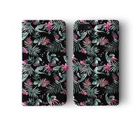 Tirita Phone Case Compatible with iPhone 11 Pro Flip Book Wallet Cover PU Leather Tropical Flamingo Pineapple Bananas Watermelon Quotes