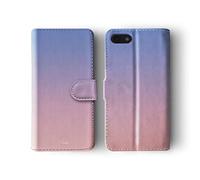 Tirita Phone Case Compatible with iPhone 5 / 5s / SE 2016 Flip Book Wallet Cover PU Leather Trendy Urban Slang Twilight Sky