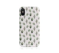 Tirita Phone Case Compatible with iPhone 5 / 5s / SE 2016 Hard Cover PRINTED GLITTER, NOT REAL GLITTER Cactus Palm Springs Tropical Leaves Desert