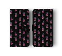 Tirita Phone Case Compatible with Samsung Galaxy S10 Flip Book Wallet Cover PU Leather Tropical Flamingo Pineapple Bananas Watermelon Quotes