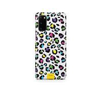 Tirita Phone Case Compatible with Samsung Galaxy S20 Plus Hard Cover, snap on Animal Print - Rainbow Cheetah Wild Cat