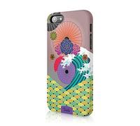 Tirita Phone Case Compatible with Samsung Galaxy S8 Hard Cover Japanese Bloom Birds Sunrise Flowers Trendy