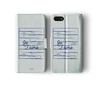 Tirita Phone Case Compatible with Samsung Galaxy S9 Flip Book Wallet Cover PU Leather Riviera Summer Beach Seaside Boat Marine Quotes