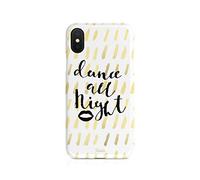 Tirita Phone Cover Case Compatible with iPhone 6 & 6s Hard Cover Summertime Quotes Summer Saying Dance all Night