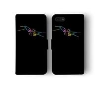 Tirita Wallet Flip Phone Case Compatible with iPhone 13, Card Pockets Magnetic Closure [Classic Art Famous Artists Touch of God Michelangelo]
