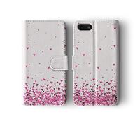 Tirita Wallet Leather Flip Phone Case Compatible with iPhone 11 Pro Max Floating Falling Love Hearts Conffeti