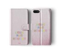 Tirita Wallet Leather Flip Phone Case Compatible with iPhone 11 Pro Max PRINTED GLITTER, NOT REAL GLITTER Ombre Iridescent Holographic Rose Gold Hearts Stars Palm Leaves