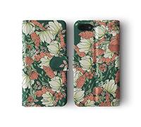 Tirita Wallet Leather Flip Phone Case Compatible with Samsung Galaxy S10 Plus Floral Art Deco Tulips Garden Roses Poppy