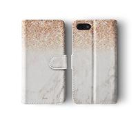 Tirita Wallet Leather Flip Phone Case Compatible with Samsung Galaxy S10 PRINTED GLITTER, NOT REAL GLITTER Ombre Sparkly Faded Gradient Sequin Effect