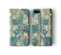 Tirita Wallet Leather Flip Phone Case Compatible with Samsung Galaxy S6 Floral Art Deco Tulips Garden Roses Poppy