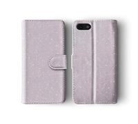 Tirita Wallet Leather Flip Phone Case Compatible with Samsung Galaxy S7 Edge PRINTED GLITTER, NOT REAL GLITTER Ombre Iridescent Holographic Rose Gold Hearts Stars Palm Leaves