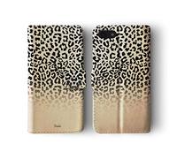 Tirita Wallet Leather Flip Phone Case Compatible with Samsung Galaxy S7 PRINTED GLITTER, NOT REAL GLITTER Ombre Animal Print Leopard Cheetah Snake Skin