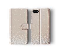 Tirita Wallet Leather Flip Phone Case Compatible with Samsung Galaxy S8 Floating Falling Love Hearts Conffeti