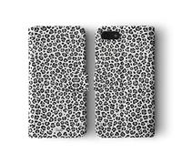 Tirita Wallet Leather Flip Phone Case Compatible with Samsung Galaxy S8 PRINTED GLITTER, NOT REAL GLITTER Animal Print Wild Cats Leopard Jaguar Skin Sequin Effect