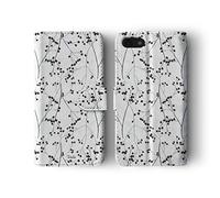 Tirita Wallet Leather Flip Phone Case Compatible with Samsung Galaxy S9 PRINTED GLITTER, NOT REAL GLITTER Marble Gold Pink Charcoal Floral Flowers