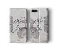 Tirita Wallet Leather Flip Phone Case Compatible with Samsung Galaxy S9 Rock Skulls Roses Dead Flowers Quotes Tatoo Gothic