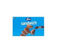 Tirma Chocolate Sandwich Biscuits with Cream Filling - 4 Packs, 180g Box | Individually Wrapped Pack of Biscuits | Rich Cocoa Cookies with Smooth Cream | Perfect Snack for Tea