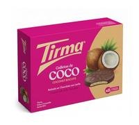 Tirma Coconut Biscuits Coated in Milk Chocolate 200 g | Box with 6 packs