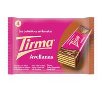 Tirma Milk Chocolate Wafers with Hazelnut Cream 86g | Pack of 4 Bars