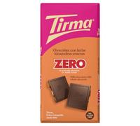 Tirma Zero No Added Sugars Milk Chocolate Bar with Whole Almonds, 125 g
