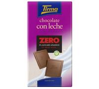 Tirma Zero No Added Sugars Milk Chocolate | Gluten Free Chocolate |No Added Sugars Chocolate | Suitable for Diabetics | 125 g