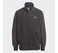 adidas Sportswear Childrens Unisex Tiro Suit Up Knit Track Top - Black Recycled Material - Size 7-8Y