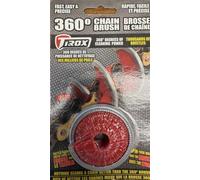 Tirox 360 Motorcycle Chain Cleaning Brush Tool - Safe to use on Non Sealed, Oring and Xring Chains - Motorcycle, ATV, Dirt Bike, and Offorad Drive Chains