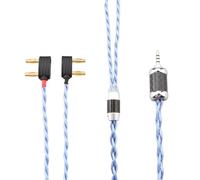 Tirstrup 7N OCC Shielding Coaxial Mixed Earphone Cable for Austrian 800s ud701 The Composer Headphone 8766 (blue800s2.5)