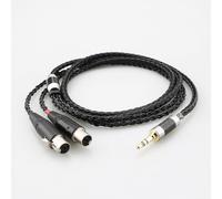 Tirstrup HiFi 7n OCC Silver Plated Headphone Replacement Audio Upgrade Cable for Audeze LCD-2, LCD-3, LCD-4, LCD-X, LCD-XC, MM-500 (B16LCD3.5)