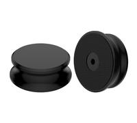 Tirstrup Turntable Weight Stabiliser Vinyl Disc Player Aluminium LP Stabiliser for Turntable Weight Stabiliser for LP Turntable Eliminates Vinyl Disc Vibrations (Black)