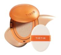 TIRTIR Mask Fit Ai Filter Cushion Foundation | AI-Like Semi-Matte Finish - Up to 72-Hour Medium to Full Coverage Korean BB Cushion Make up Beauty, #24N Latte, 0.63 Fl Oz