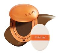TIRTIR Mask Fit Ai Filter Cushion Foundation | AI-Like Semi-Matte Finish - Up to 72-Hour Medium to Full Coverage Korean BB Cushion Make up Beauty, #45W Chestnut, 0.63 Fl Oz