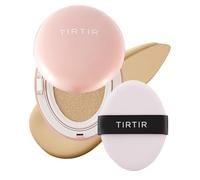 TIRTIR Mask Fit All Cover Pink Cushion Foundation | High coverage, Velvety Matte Finish, Lightweight, Flawless, Corrects Redness, Korean Cushion (#24W Soft Beige, Full Size, 0.63 Fl Oz)