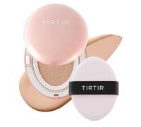 TIRTIR Mask Fit All Cover Pink Cushion Foundation | High coverage, Velvety Matte Finish, Lightweight, Flawless, Corrects Redness, Korean Cushion (#21C Cool Ivory, Full Size, 0.63 Fl Oz)