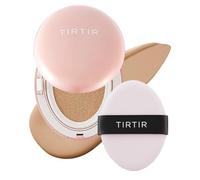 TIRTIR Mask Fit All Cover Pink Cushion Foundation | High coverage, Velvety Matte Finish, Lightweight, Flawless, Corrects Redness, Korean Cushion (#25N Mocha, Full Size, 0.63 Fl Oz)
