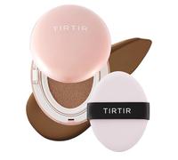 TIRTIR Mask Fit All Cover Pink Cushion Foundation | High coverage, Velvety Matte Finish, Lightweight, Flawless, Corrects Redness, Korean Cushion (#43N Deep Cocoa, Full Size, 0.63 Fl Oz)