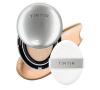 TIRTIR Mask Fit Aura Glow Silver Cushion Foundation | Semi-glow Finish, Natural Coverage, Moisturizing, Lightweight, Korean cushion foundation (#27C Cool Beige, Full Size, 0.63 Fl Oz)
