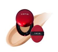 TIRTIR Mask Fit Red Cushion Base | Long Lasting, Lightweight, Build Cover, Semi-Matte Finish, Korean Cushion Base #25N Mocha (4.5 g)